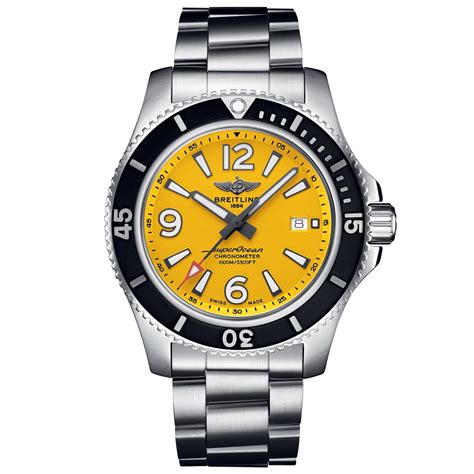 breitling super ocean professional yellow|Breitling Superocean blue face.